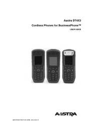 Aastra DT423 User Guide DT4x3 for BusinessPhone