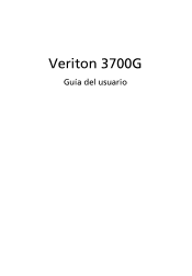 Acer Veriton 3700G Veriton 3700G User's Guide ES