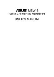 Asus MEW-B MEW-B User Manual