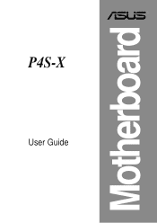 Asus P4S-X P4S-X User Manual
