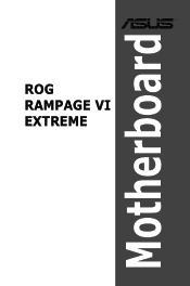 Asus ROG RAMPAGE VI EXTREME User Guide