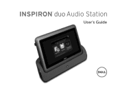 Dell Inspiron duo Inspiron duo Audio Station User’s 
	Guide