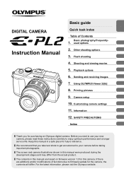 Olympus E-PL2 E-PL2 Instruction Manual (English)