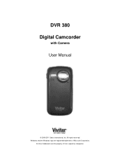 Vivitar DVR 380 Camera Manual