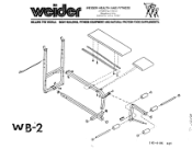 Weider Wb-2 Bench English Manual