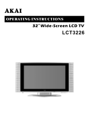 Akai LCT3226 Operating Instructions
