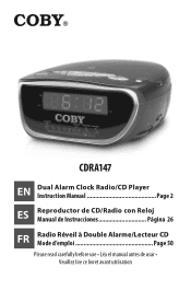 Coby CDRA147 User Manual