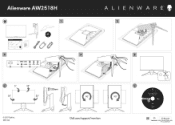 Dell Alienware 25 Gaming AW2518H Alienware AW2518H Quick Start Guide