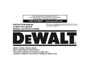 Dewalt DW443 Instruction Manual