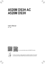 Gigabyte A520M DS3H User Manual