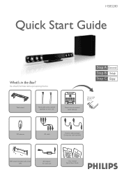 Philips HSB3280 Quick start guide