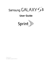 Samsung SM-G900P User Manual Sprint Wireless Sm-g900p Galaxy S 5 Kit Kat English User Manual Ver.ncb_f2 (English(north America))