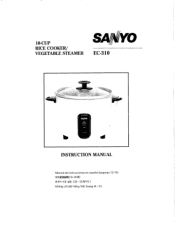 Sanyo EC310 Owners Manual