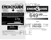 Viking VCBB5363ER Energy Guide