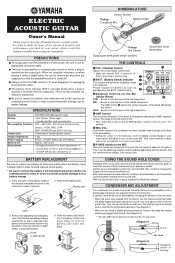 Yamaha APX9NA Owner's Manual