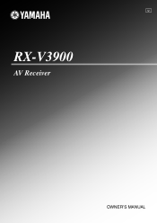 Yamaha RX-V3900BL Owner's Manual