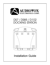 Audiovox DS102 Installation Guide
