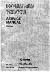 Canon PC720 Service Manual