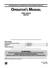 Cub Cadet Challenger MX 750 EPS Camo Operation Manual