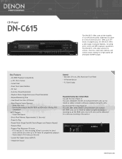 Denon C615 Specifications