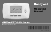 Honeywell RTH7500 Owner's Manual