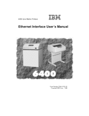 IBM 6400-I15 User Manual