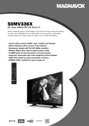 Magnavox 50MV336X/F7 Leaflet English