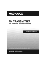 Magnavox MMA3336 Owners Manual