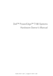 Dell PowerEdge T100 Hardware Owner's Manual