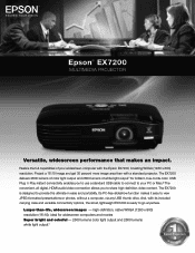 Epson EX7200 Brochure
