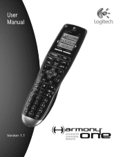 Logitech Harmony One User Manual