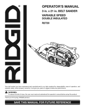 Ridgid R2720 Operation Manual