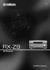 Yamaha RX Z9 MCXSP10 Manual