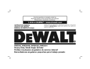 Dewalt DWE402N Instruction Manual