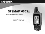 Garmin GPSMAP 60CSx Owner's Manual