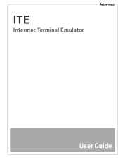 Intermec CV61 Intermec Terminal Emulator (ITE) User Guide