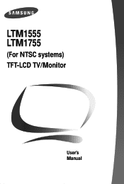 Samsung LTM1555X User Manual