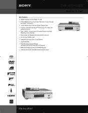 Sony DVP-NS9100ES Marketing Specifications