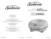 Sunbeam FPSBDML920 User Manual
