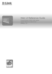 D-Link DWS-3160-24TC DWS-3160 Series Web UI Reference Guide