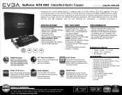 EVGA GeForce GTX 590 Classified Hydro Copper PDF Spec Sheet