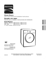 Kenmore 8044 Use and Care Guide