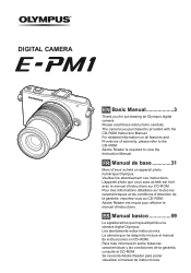Olympus E-PM1 E-PM1 Basic Manual (English, Espa?ol, Fran栩s)