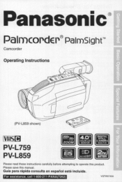 Panasonic PVL859D Camcorder