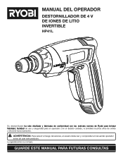 Ryobi HP41LK Spanish Manual