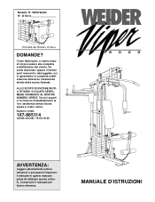 Weider Viper 2000 Italian Manual