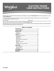Whirlpool WFE550S0HB Owners Manual 1