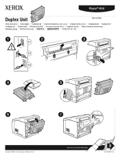 Xerox 4510B Instruction Sheet - Installing Printer Options