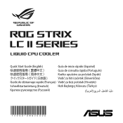 Asus ROG STRIX LC II 120 ROG STRIX LC II Series Quick Start Guide Multiple Languages