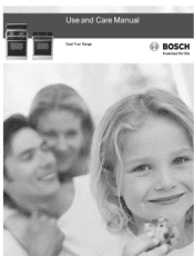 Bosch HDI7032U Use & Care Manual